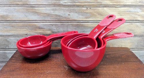 Kitchen aid measuring cups red - aid,
